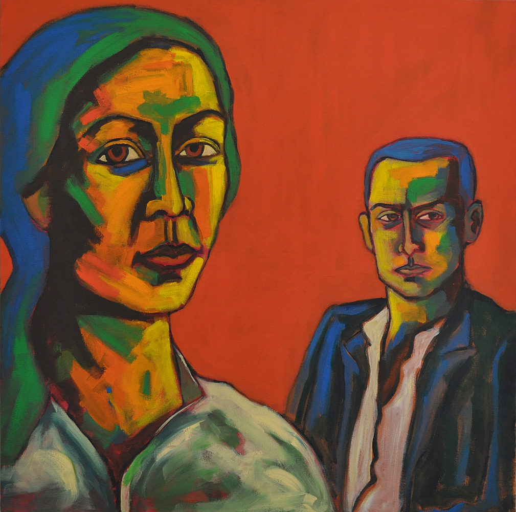 Adam and Eve by Moeen Farooqi. Image Courtesy ArtChowk Gallery. 