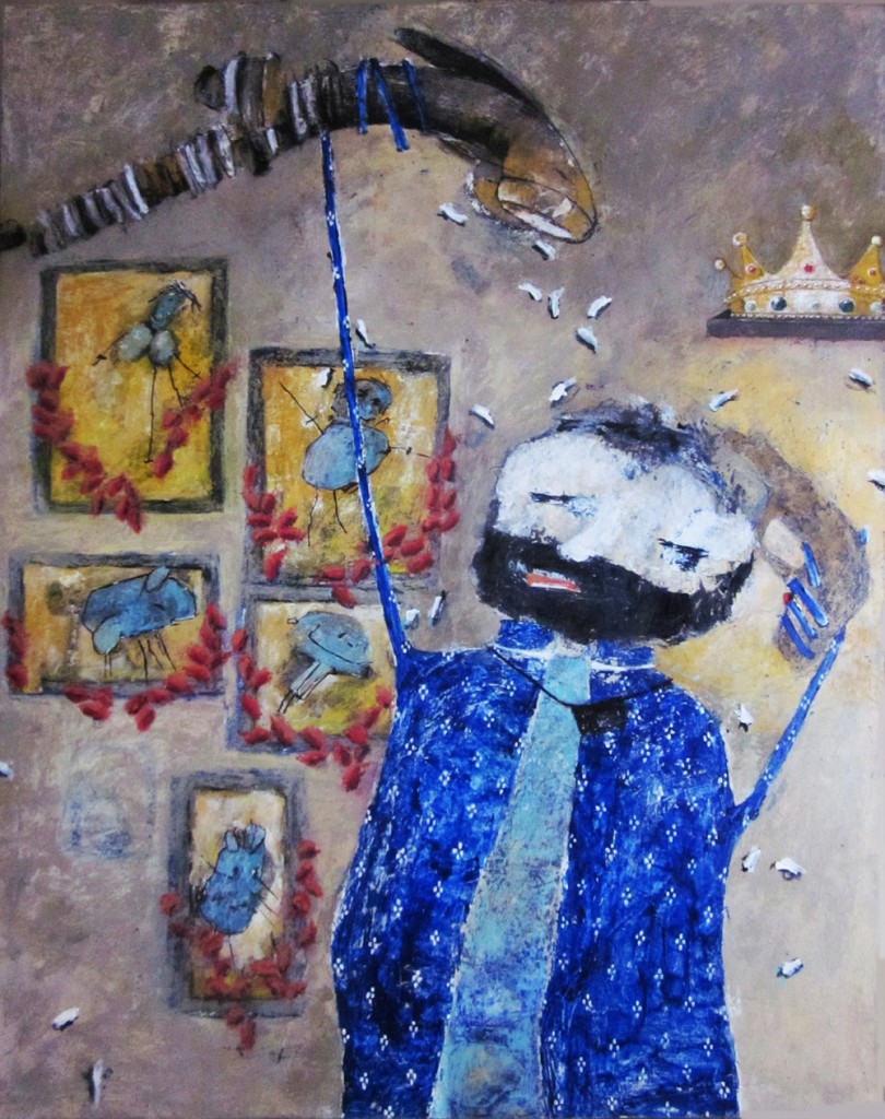Garlands for the Deceased, by Rabeya Jalil. Image courtesy ArtChowk Gallery 